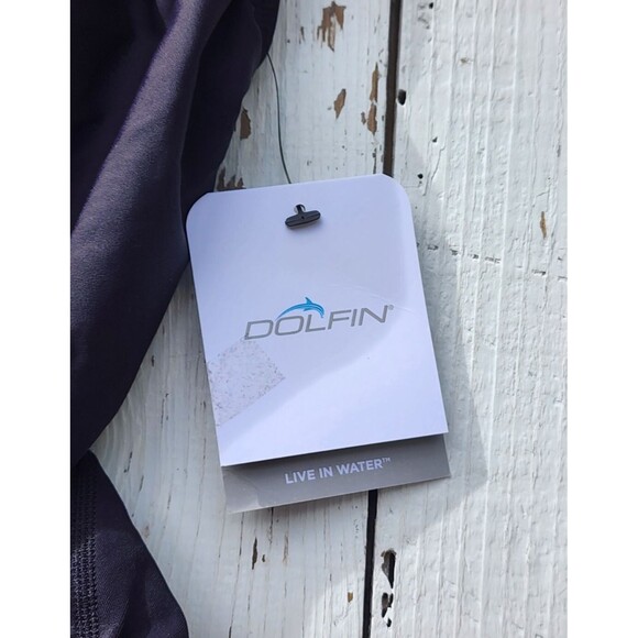 Dolfin Girls Baby Black One Piece Swimsuit Sz 24 Months - Picture 5 of 5